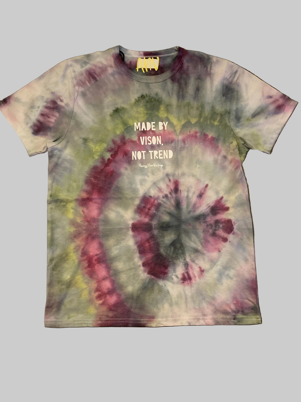 Made By Vision, Not Trend Tri-color Short Sleeve T-shirt